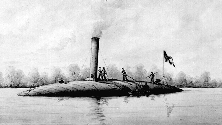 Aye Candy: C.S.S. Manassas | Dead Confederates, A Civil War Era Blog